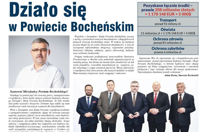 Działo się w Powiecie Bocheńskim!