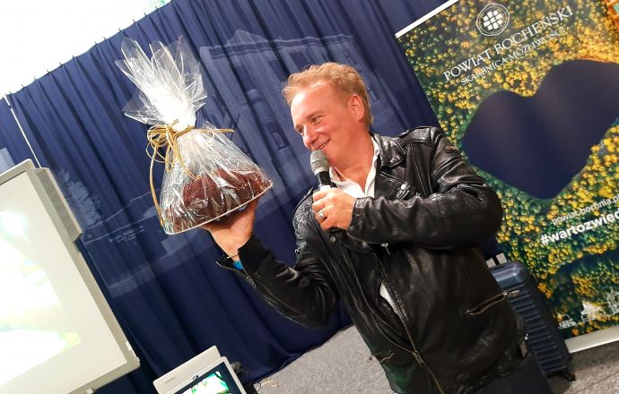 Jarosław Kret odwiedził Zespół Szkół Nr 3 w Bochni