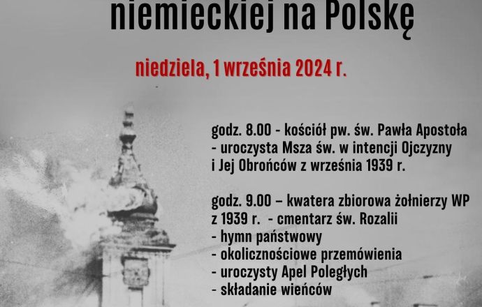 Uroczystości 85. rocznicy agresji niemieckiej na Polskę