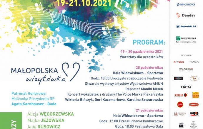 Zaproszenie na Festiwal Piosenki Integracja Malowana Dźwiękiem