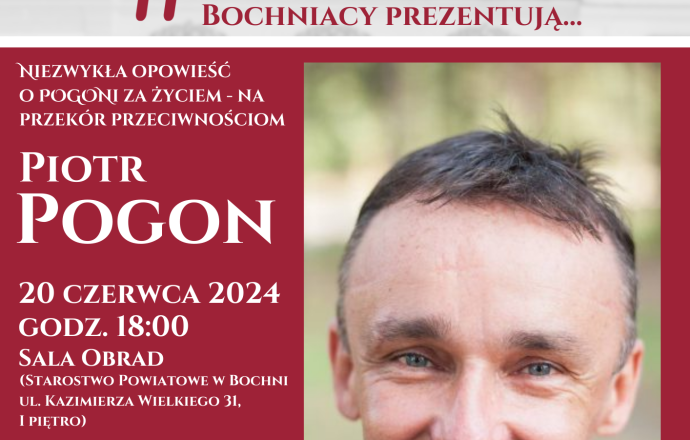 W czwartek spotkanie z Piotrem Pogonem