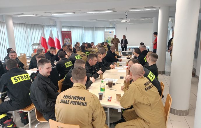 Szkolenie w straży pożarnej