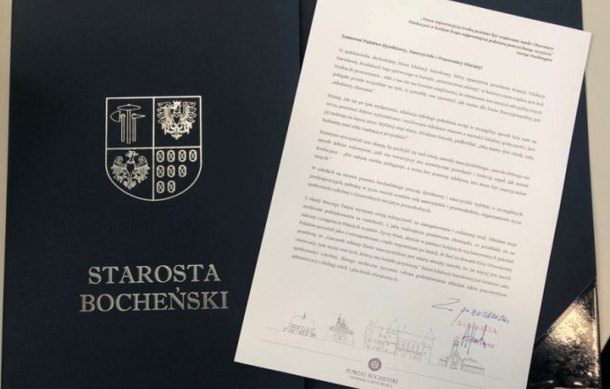 Życzenia Starosty z okazji Dnia Edukacji Narodowej