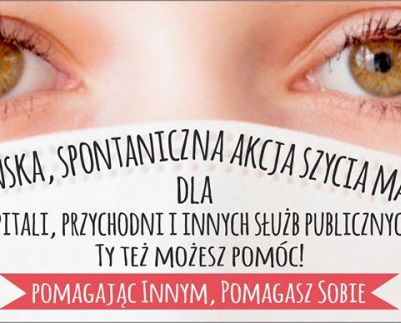 Chcesz pomóc-uszyj maseczkę!