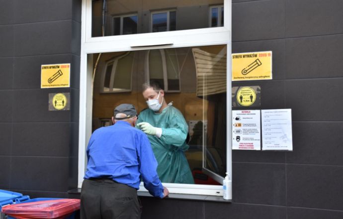 Nowy  punkt wymazowy w bocheńskim szpitalu