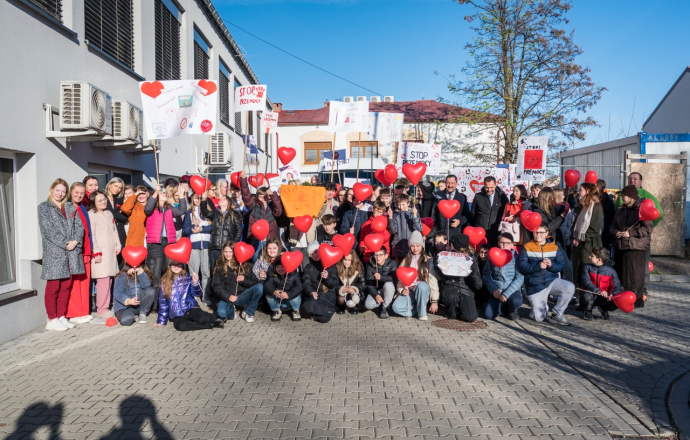 Kampania „Dzieciństwo bez Przemocy” w bocheńskim szpitalu.