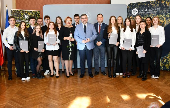Wręczono stypendia Starosty Bocheńskiego