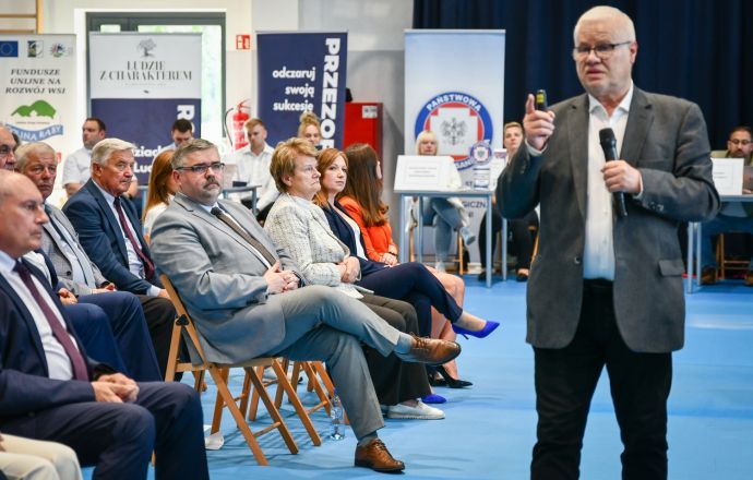 Wystapienie prof Jerzego Hausnera podczas Forum Przedsiębiorczości