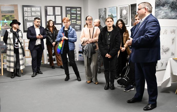 Finisaż wystawy prac powstałych podczas pleneru malarskiego