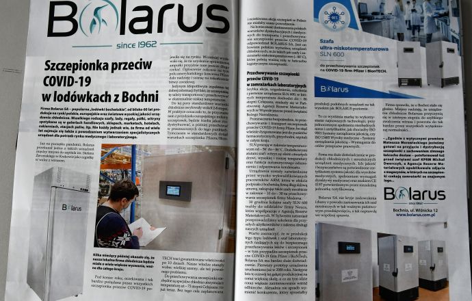 Kolejna firma z Bochni pomocna w walce z koronawirusem