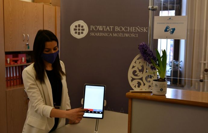 Wideotłumacz języka migowego w Starostwie