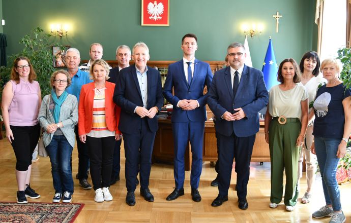 Delegacja z Saarlouis gościła w powiecie Bocheńskim