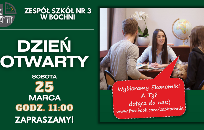 Dni Otwarte w Zespole Szkół Nr 1 i 3 w Bochni. 