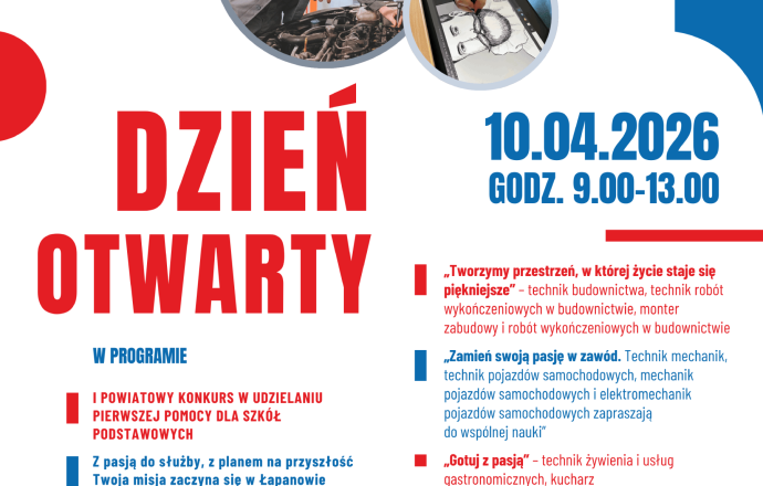 Dzień Otwarty w CKZiU w Łapanowie