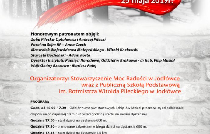 W Jodłówce pobiegną by uczcić Pileckiego