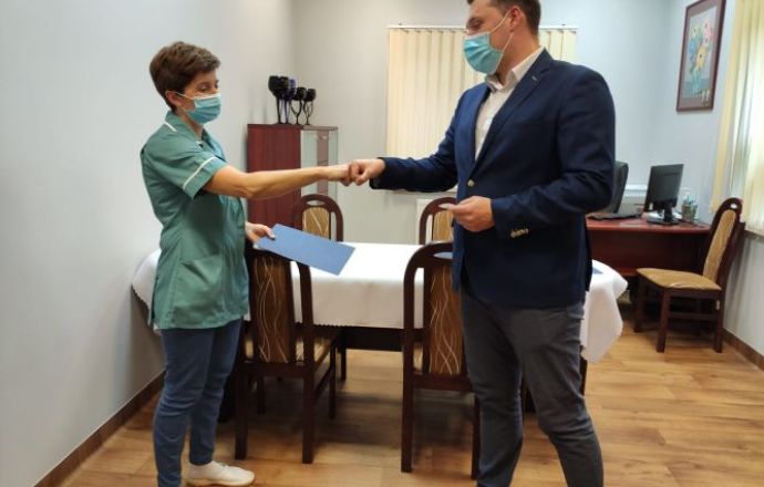 Pracownicy DPSu z nagrodami