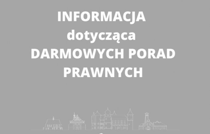 Zawieszenie osobistego udzielania darmowych porad prawnych i obywatelskich