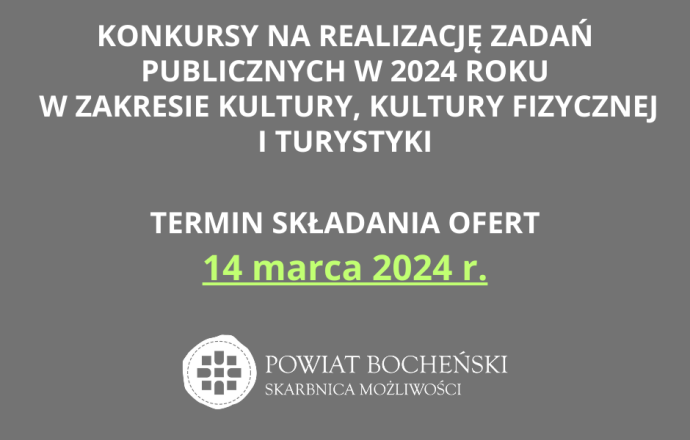 Powiat ogłosił konkurs dla NGO