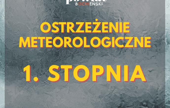 Przymrozki na terenie Powiatu Bocheńskiego