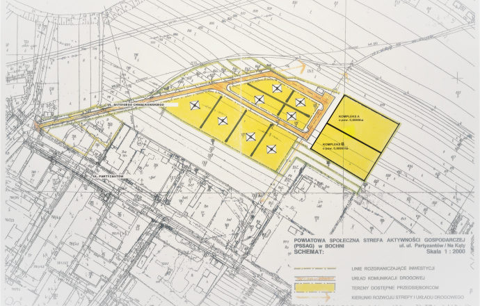 Przetarg na działkę w PSSAG 