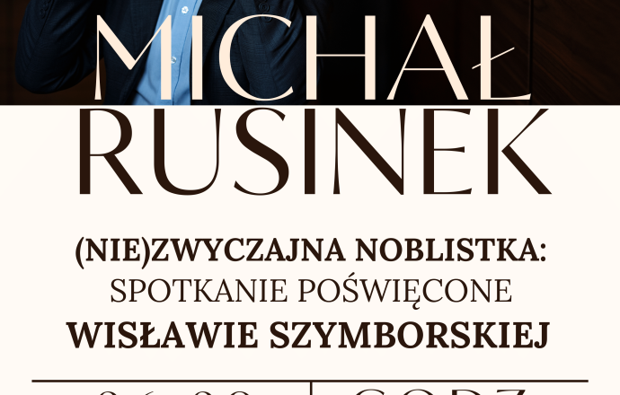 Spotkanie z Michałem Rusinkiem