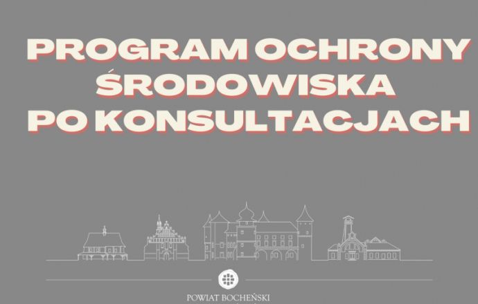 Program ochrony środowiska po konsultacjach społecznych