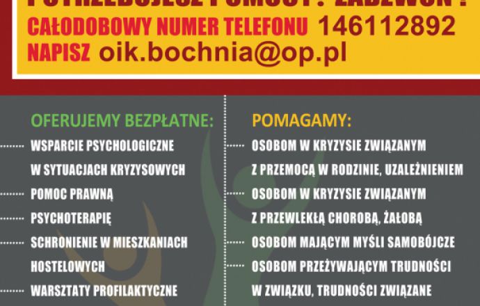 Ośrodek Interwencji Kryzysowej rozszerzył swoją działalność!