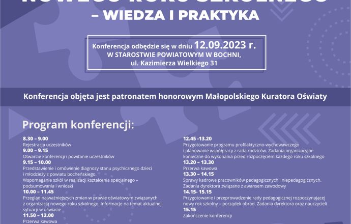 Konferencja dla dyrektorów szkół