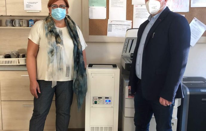 Urządzenie Sterylis w I LO