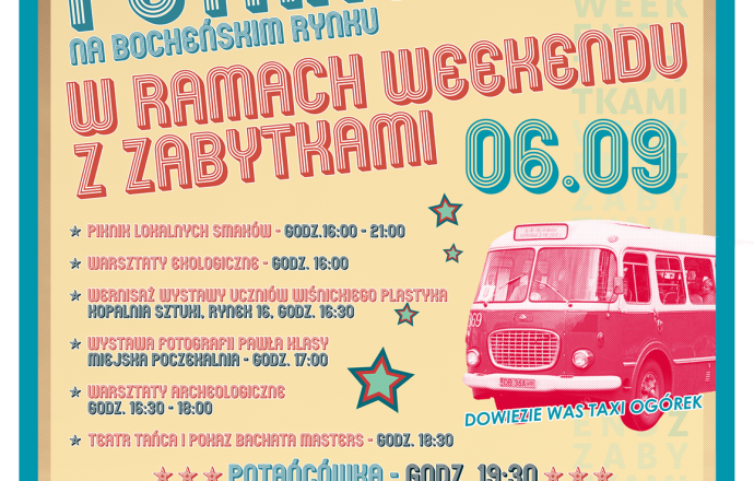 Potańcówka na rozpoczęcie Weekendu z Zabytkami Powiatu Bocheńskiego