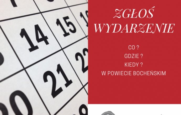 Co, gdzie, kiedy w powiecie bocheński!