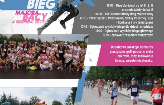 Trwają zapisy na XXVI Memoriałowy Bieg Majora Bacy