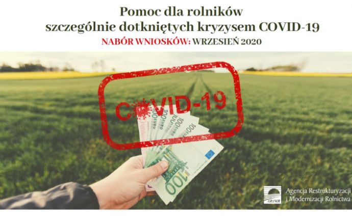 Przedłużony termin naboru wniosków o pomoc dla rolników poszkodowanych przez COVID-19