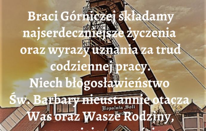 Braci Górniczej najlepsze życzenia
