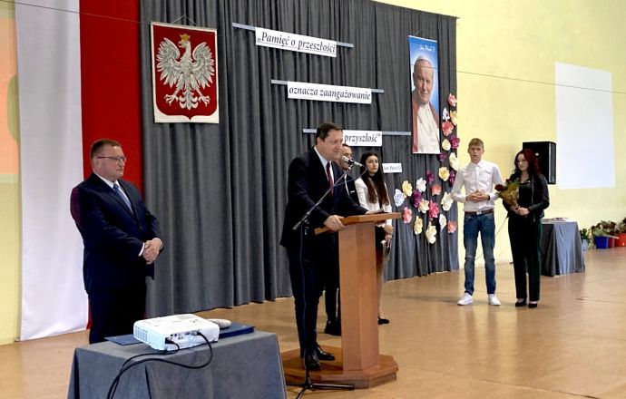 Święto Patrona Szkoły w CKZiU w Łapanowie