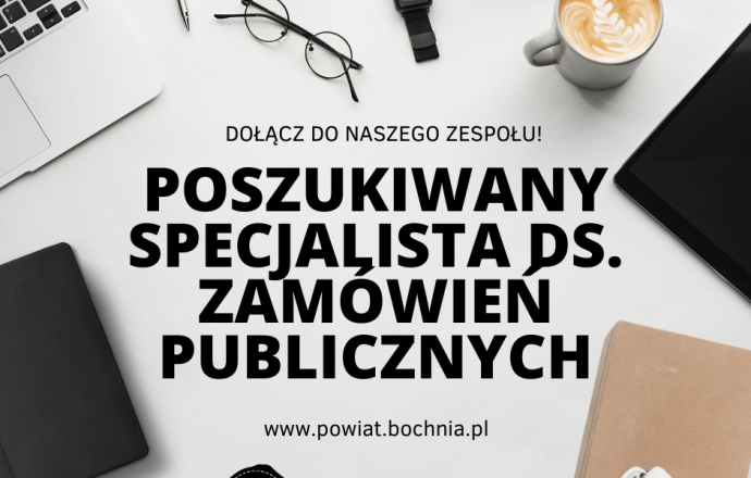 Ogłoszenie o naborze na stanowisko ds. zamówień publicznych