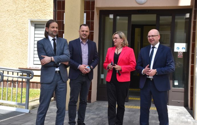 Delegacja z Warszawy z wizytą w bocheńskim szpitalu