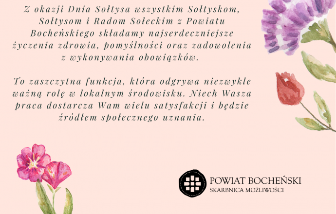 Życzenia na Dzień Sołtysa
