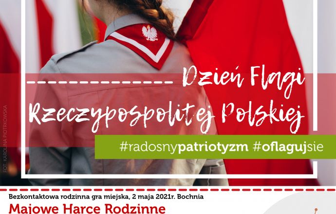 Dzień Flagi z harcerzami i Starostwem