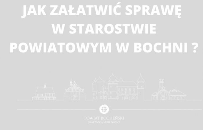 Zobacz jak załatwić sprawę w starostwie