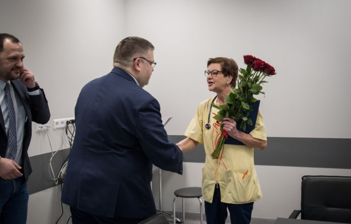 Pożegnanie ordynatorki oddziału dziecięcego bocheńskiewgo szpitala