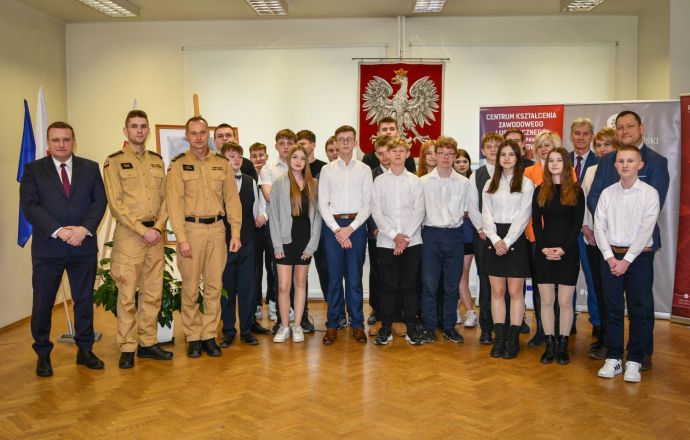 W CKZiU w Łapanowie powstała klasa pożarnicza