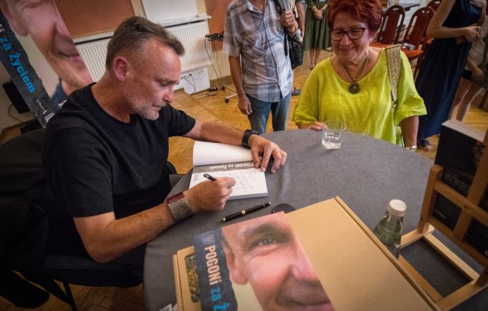 Spotkanie z Piotrem Pogonem w Starostwie Powiatowym 