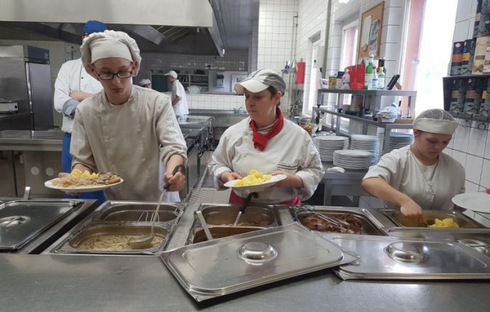 Młodzież z SOSW na praktyce w Niemczech