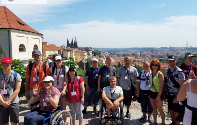 Podopieczni łapanowskich WTZ w Pradze