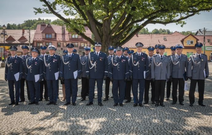 Powiatowe Obchody Święta Policji w Łapanowie