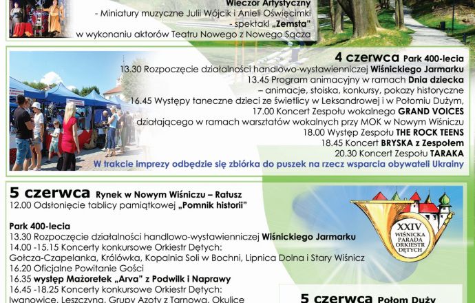 Czerwiec pełen atrakcji w Wiśniczu…