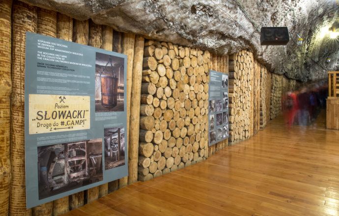 Wystawa bocheńskiej kopalni w Wieliczce