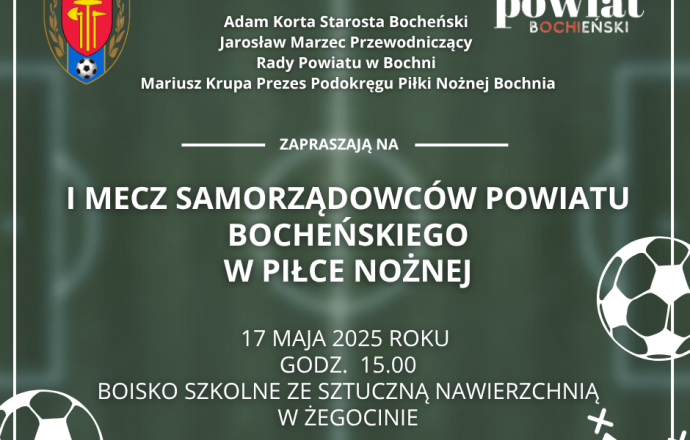 I mecz samorządowców Powiatu Bocheńskiego