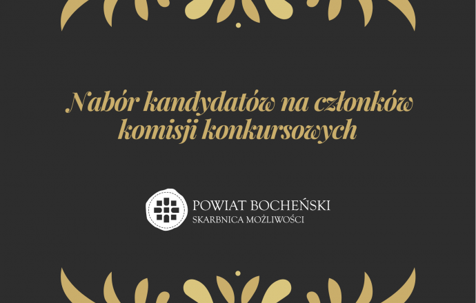  Nabór kandydatów na członków komisji konkursowych